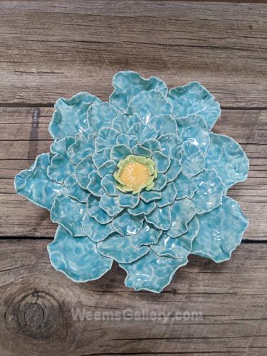 Turquoise Flower by Marsha McNutt